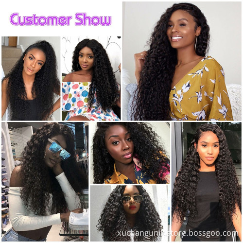 Uniky Deep Wave Bundles 9A Brazilian Virgin Human Hair Weft Cheap Wholesales Free Shipping For Black Woman
